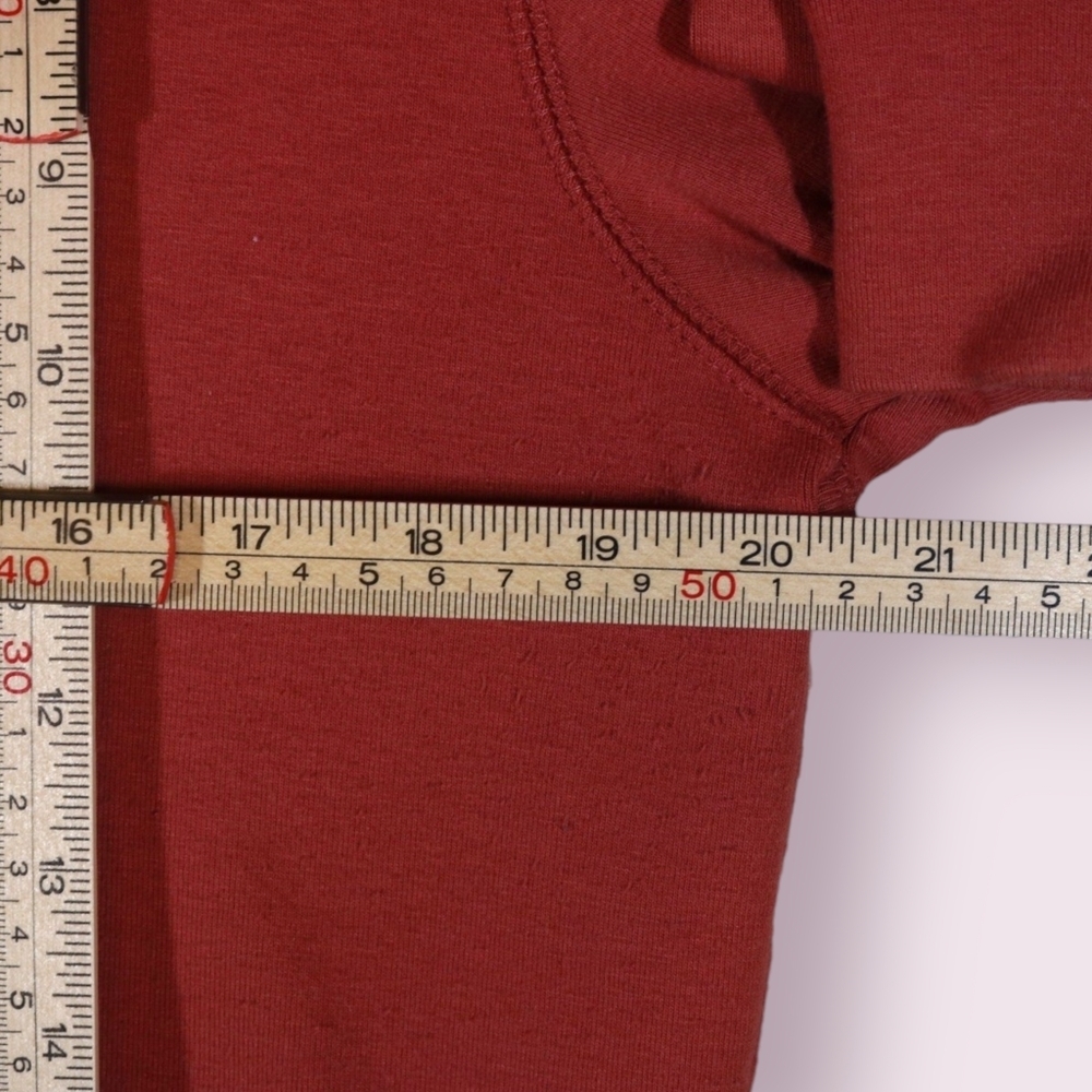 The Normal Brand Men's Sweater Button Popover Shirt Puremeso Medium Red - Picture 6 of 10